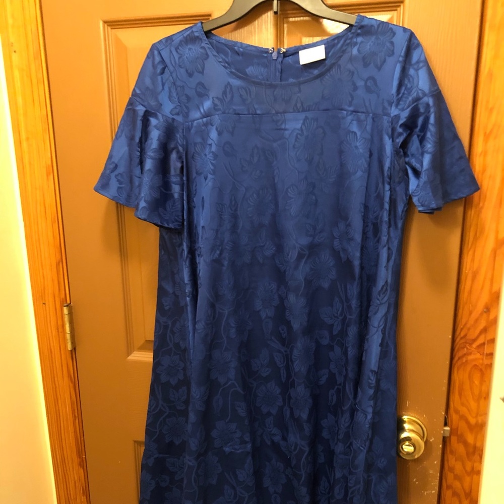 Flowy silk dress
